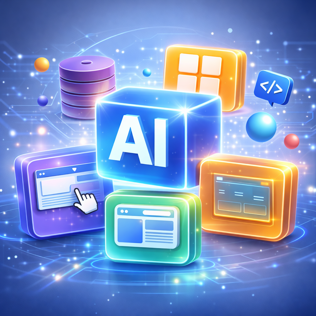 AI 软件开发视觉图